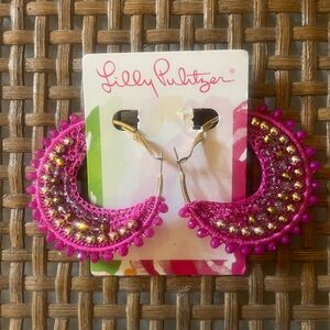 Lilly Pulitzer statement earrings